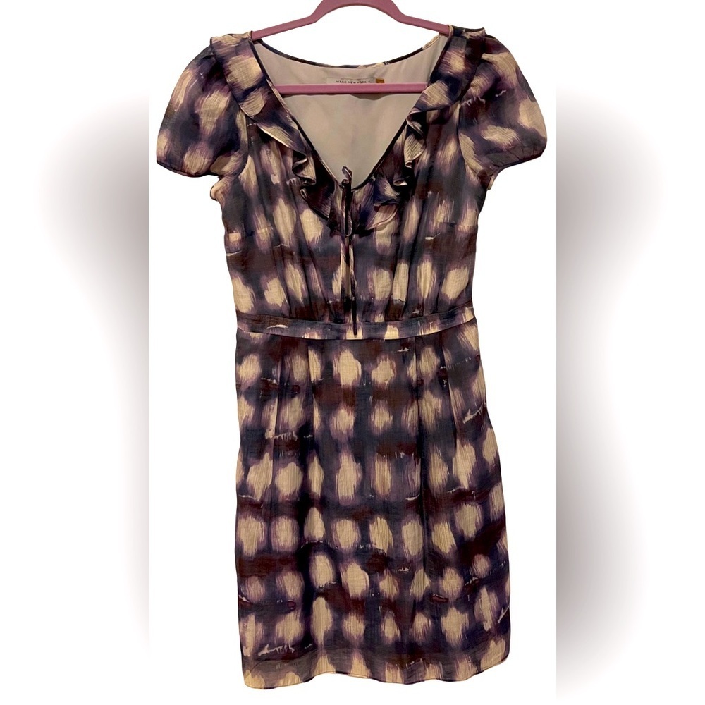 Marc New York Andrew Marc Short Sleeve Tencel Dress Size 8